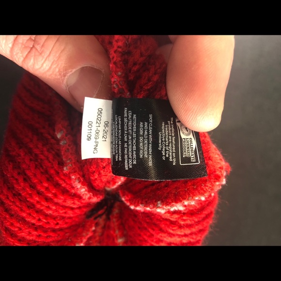 Ohio State Buckeyes Winter Knit Hat w/ Cuff NWT OSU Pom NEW FortySeven Brand '47 - Picture 10 of 14